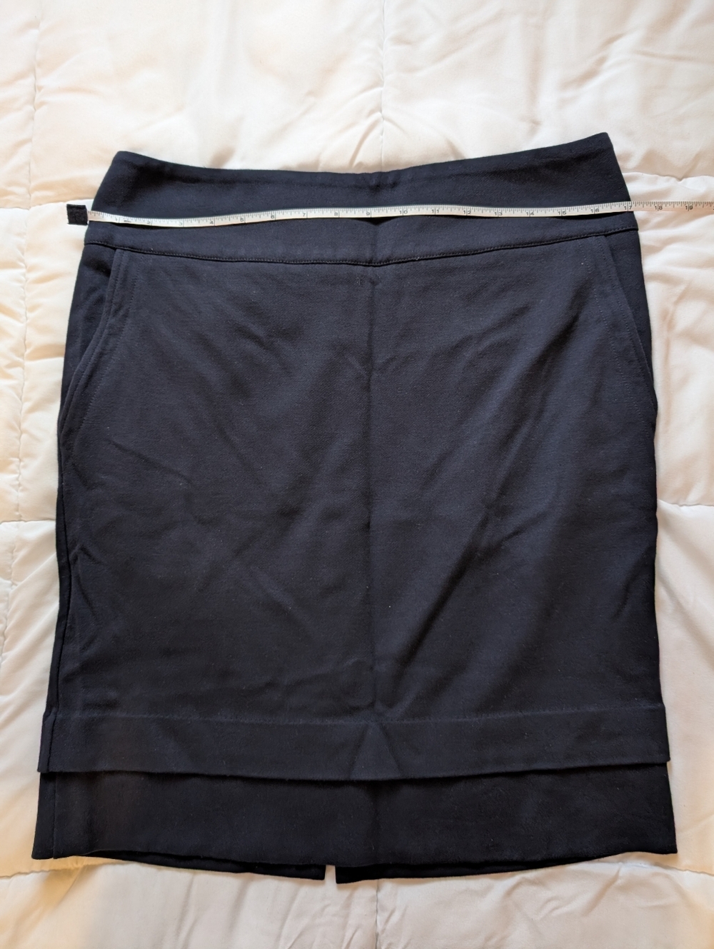 Cabi Navy Pencil Skirt Size 8